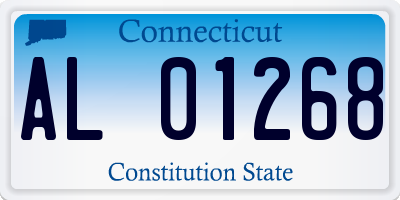 CT license plate AL01268