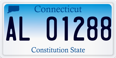 CT license plate AL01288