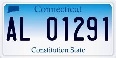 CT license plate AL01291