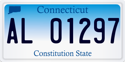 CT license plate AL01297