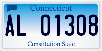 CT license plate AL01308