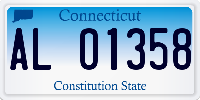 CT license plate AL01358