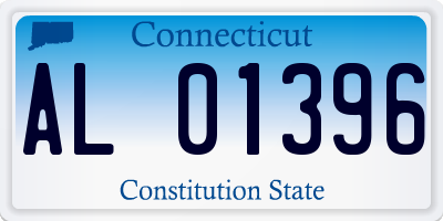 CT license plate AL01396