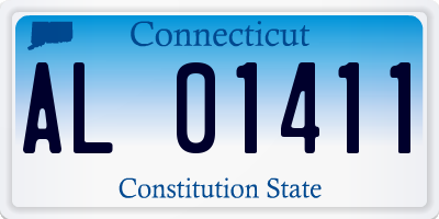 CT license plate AL01411