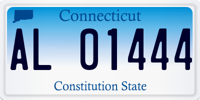 CT license plate AL01444