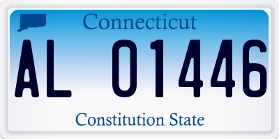 CT license plate AL01446