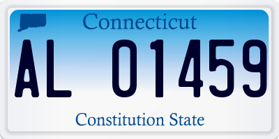 CT license plate AL01459