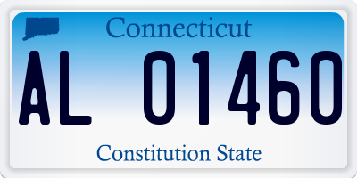 CT license plate AL01460