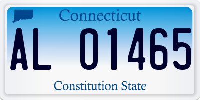CT license plate AL01465