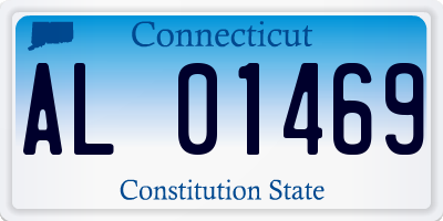 CT license plate AL01469