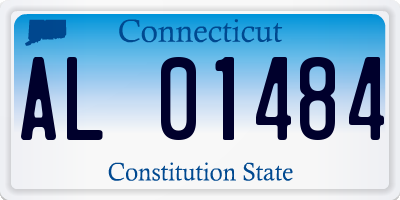 CT license plate AL01484