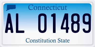CT license plate AL01489