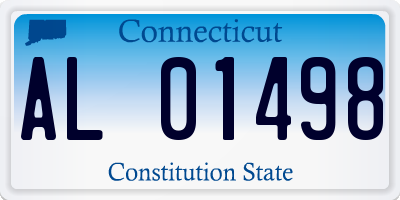 CT license plate AL01498