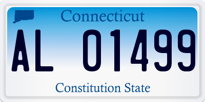 CT license plate AL01499