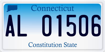 CT license plate AL01506