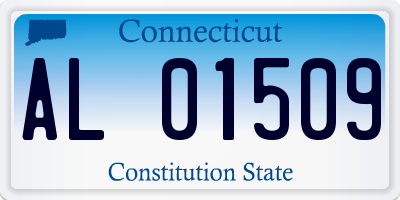 CT license plate AL01509