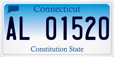 CT license plate AL01520