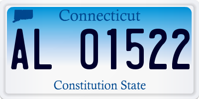 CT license plate AL01522