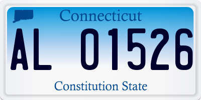 CT license plate AL01526
