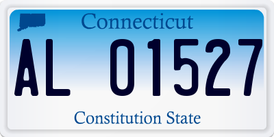 CT license plate AL01527