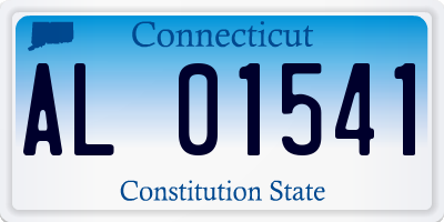CT license plate AL01541