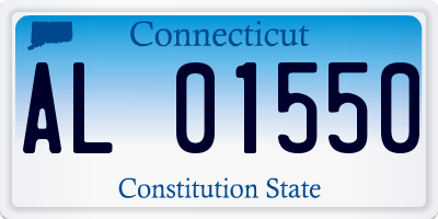 CT license plate AL01550