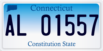 CT license plate AL01557