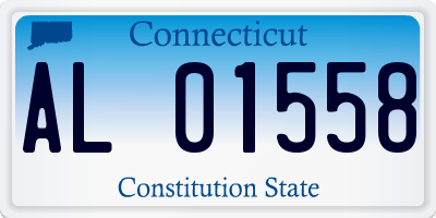 CT license plate AL01558