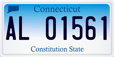 CT license plate AL01561