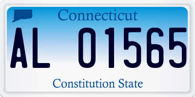 CT license plate AL01565