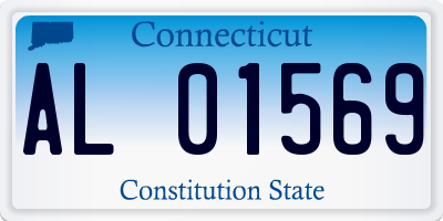 CT license plate AL01569