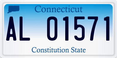 CT license plate AL01571
