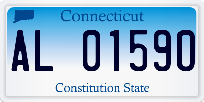 CT license plate AL01590