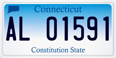 CT license plate AL01591