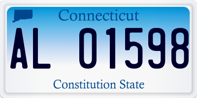 CT license plate AL01598