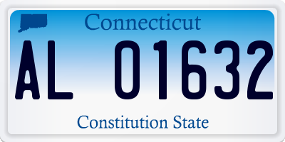 CT license plate AL01632