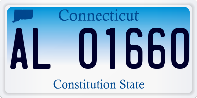 CT license plate AL01660