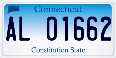 CT license plate AL01662