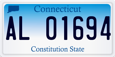 CT license plate AL01694