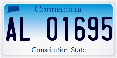 CT license plate AL01695