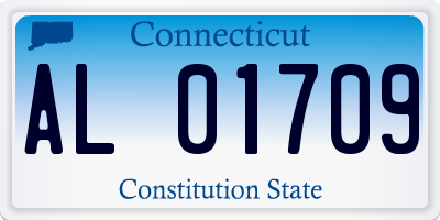 CT license plate AL01709