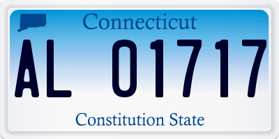 CT license plate AL01717