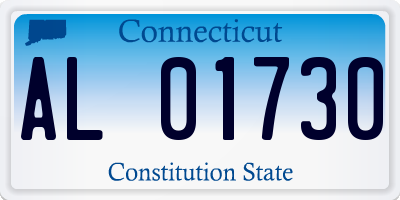 CT license plate AL01730
