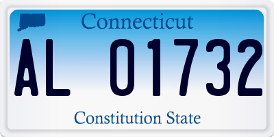 CT license plate AL01732