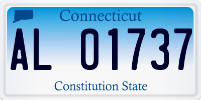 CT license plate AL01737