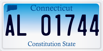CT license plate AL01744