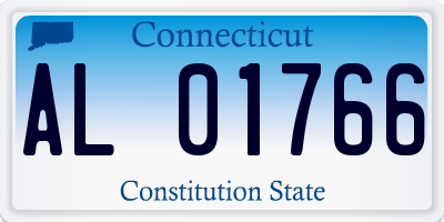 CT license plate AL01766