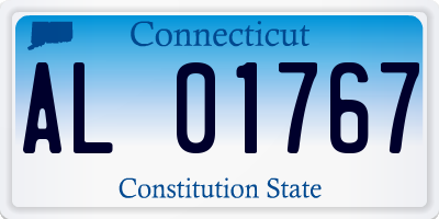 CT license plate AL01767
