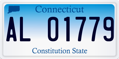 CT license plate AL01779