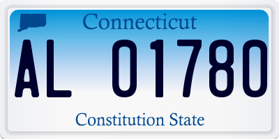 CT license plate AL01780